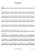 Drowning WOODZ Full Drum Transcription / Drum Sheet Music COPYDRUM