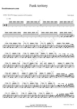 Funk Teritory (Drums by Haim Dayan) Andre Forbes Full Drum Transcription / Drum Sheet Music COPYDRUM