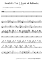 Stack It Up (Feat. A Boogie wit da Hoodie) Liam Payne Full Drum Transcription / Drum Sheet Music COPYDRUM