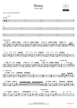Honey Porch Light Full Drum Transcription / Drum Sheet Music COPYDRUM