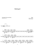 Bedshaped Keane Full Drum Transcription / Drum Sheet Music Jaslow Drum Sheets