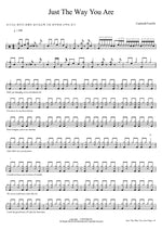Just the Way You Are Captain & Tennille Full Drum Transcription / Drum Sheet Music COPYDRUM