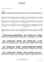 Drafted Camel Full Drum Transcription / Drum Sheet Music COPYDRUM