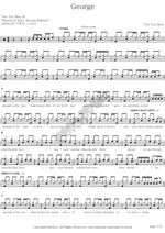 Georgie Two Ton Shoe Full Drum Transcription / Drum Sheet Music COPYDRUM