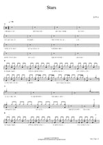 Stars (Stars) Kim Yu Na (김유나) Full Drum Transcription / Drum Sheet Music COPYDRUM