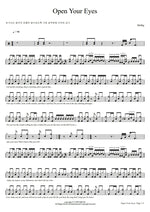 Open Your Eyes Mr. Big Full Drum Transcription / Drum Sheet Music COPYDRUM
