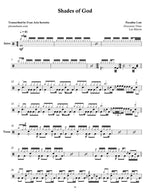 Shades of God Paradise Lost Full Drum Transcription / Drum Sheet Music Jaslow Drum Sheets
