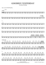 Goodbye Yesterday Elevation Worship Full Drum Transcription / Drum Sheet Music COPYDRUM