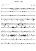 Don't Hate Me (Don`t Hate Me) Epik High (에픽하이) Full Drum Transcription / Drum Sheet Music COPYDRUM