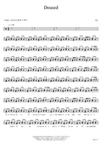 Doused Diiv Full Drum Transcription / Drum Sheet Music COPYDRUM