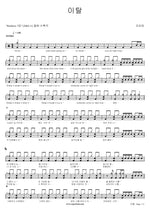 Departure (이탈) Koyote (코요태) Full Drum Transcription / Drum Sheet Music COPYDRUM