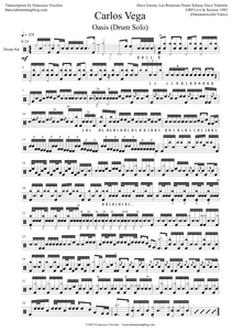 OASIS (feat. Dave Valentin) (Live) - Dave Grusin and Lee Ritenour - Selection Drum Transcription / Drum Sheet Music - FrancisDrummingBlog.com