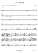 He is in Me (그가 내 안에) J US (제이어스) Full Drum Transcription / Drum Sheet Music COPYDRUM