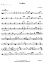 Get Out Faith No More Full Drum Transcription / Drum Sheet Music COPYDRUM