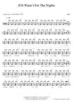 If It Wasn't for the Nights ABBA Full Drum Transcription / Drum Sheet Music COPYDRUM