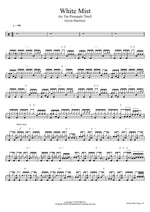 White Mist (by The Pineapple Thief) Gavin Harrison Full Drum Transcription / Drum Sheet Music COPYDRUM