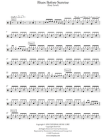 Blues Before Sunrise - Eric Clapton drum sheet music