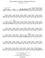 Blues Before Sunrise - Eric Clapton drum sheet music