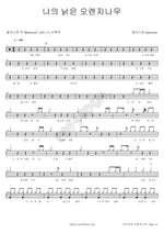My Old Orange Tree (나의 낡은 오렌지나무) Lalasweet (랄라스윗) Full Drum Transcription / Drum Sheet Music COPYDRUM