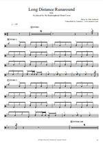Long Distance Runaround Yes Full Drum Transcription / Drum Sheet Music Realsongbook