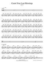 Count Your Last Blessings Sum 41 Full Drum Transcription / Drum Sheet Music COPYDRUM