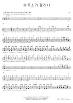 Can You Hear My Voice (내 목소리 들리니) BEN (벤) Full Drum Transcription / Drum Sheet Music COPYDRUM