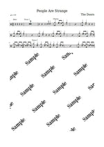 People are Strange The Doors Full Drum Transcription / Drum Sheet Music KiwiDrums