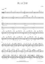Ah, Wanderer (아, 나그네) Sim Soo Bong (심수봉) Full Drum Transcription / Drum Sheet Music COPYDRUM