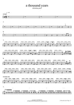 a thousand years christina perri Full Drum Transcription / Drum Sheet Music COPYDRUM