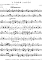 Oh Lord, My Faith Is in You (오 주안에 내 믿음이 있네) ANOINTING (어노인팅) Full Drum Transcription / Drum Sheet Music COPYDRUM
