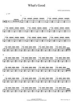 What's Good (What's Good) SEVENTEEN (세븐틴) Full Drum Transcription / Drum Sheet Music COPYDRUM