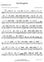 Surf Kingdom (George "Spanky" McCurdy Drum Cover) Lawrence "The Black Surfer" Farmer Full Drum Transcription / Drum Sheet Music COPYDRUM