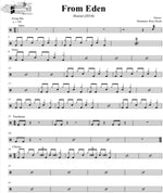 From Eden Hozier Full Drum Transcription / Drum Sheet Music DrumSetSheetMusic.com