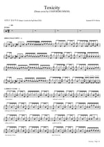 Toxicity (COOP3RDRUMM3R Drum Cover) System of a Down Full Drum Transcription / Drum Sheet Music COPYDRUM