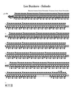 Sabado Los Bunkers Full Drum Transcription / Drum Sheet Music Carlos Dias Aidos