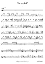 Chroma Drift PLAVE Full Drum Transcription / Drum Sheet Music COPYDRUM