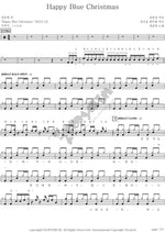 Happy Blue Christmas (happy blue christmas) Jung Joon Young (정준영) Full Drum Transcription / Drum Sheet Music COPYDRUM
