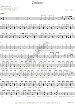 Cuckoo Adam Lambert Full Drum Transcription / Drum Sheet Music COPYDRUM