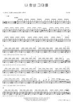 I Always Have You (나 항상 그대를) Lee Sunhee (이선희) Full Drum Transcription / Drum Sheet Music COPYDRUM