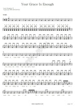 Your Grace Is Enough (Live) Israel & New Breed Full Drum Transcription / Drum Sheet Music COPYDRUM