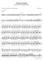 Uptown Funk (feat. Bruno Mars) (COOP3RDRUMM3R Drum Cover) Mark Ronson Full Drum Transcription / Drum Sheet Music COPYDRUM