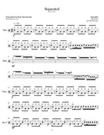Separated Amorphis Full Drum Transcription / Drum Sheet Music Jaslow Drum Sheets