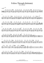 Follow Through (Intimate) Devin Kennedy Full Drum Transcription / Drum Sheet Music COPYDRUM