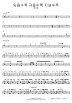 The More You Forget, Erase, and Move On (잊을수록 지울수록 지날수록) Hwang Chi Yeul (황치열) Full Drum Transcription / Drum Sheet Music COPYDRUM