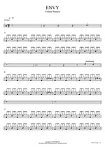 Envy Violette Wautier Full Drum Transcription / Drum Sheet Music COPYDRUM