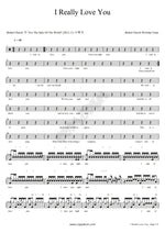 I Really Love You (Live) (Spontaneous) (feat. Brian Johnson) Bethel Music Full Drum Transcription / Drum Sheet Music COPYDRUM