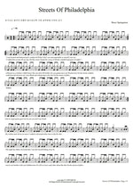 Streets of Philadelphia Bruce Springsteen Full Drum Transcription / Drum Sheet Music COPYDRUM