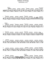 Sultans of Swing - Dire Straits drum sheet music
