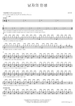 A Man’s Life (남자의 인생) Kim Gun Mo (김건모) Full Drum Transcription / Drum Sheet Music COPYDRUM