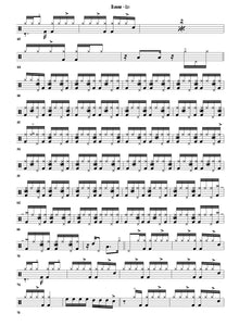 Lei - Djavan - Full Drum Transcription / Drum Sheet Music - FrancisDrummingBlog.com